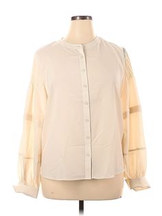 Tommy Hilfiger Long Sleeve Blouse Size: X-Large Tops - new. 100% POLYESTER | Tommy Hilfiger Long Sleeve Blouse: Ivory Tops - Size X-Large Tommy Hilfiger Long Sleeve, Ivory Tops, Sleeve Blouse, Long Sleeve Tops, Tommy Hilfiger, Women Handbags, Long Sleeve Blouse, Womens Tops, Handbags