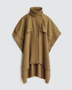 Wool Poncho, Back Details, Scarf Poncho, Color Khaki, Look Cool, Fashion Advice, Rag & Bone, Oversized Fits, Stay Warm