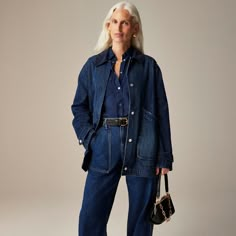 Denim Barn Jacket™ The It Girl, Barn Jacket, Masculine And Feminine, Perfect Fall Outfit, Girls Outerwear, Chore Jacket, Mens Chinos, It Girl, Suit Shop