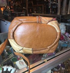 "See this very cool, retro, vintage Sharif Geometric Leather Crossbody Handbag, medium purse 11\" W x 9\" L x 5\" D In Good Condition. See all photos. Made in USA" Vintage Bucket Shoulder Bag With Removable Pouch, Retro Vintage Brown Leather Bags, Retro Satchel With Removable Pouch, Retro Square Satchel With Removable Pouch, Retro Brown Satchel With Removable Pouch, Retro Square Satchel For Everyday Use, Vintage Hobo Shoulder Bag For Daily Use, Vintage Bucket Shoulder Bag For Daily Use, Mid-century Satchel Shoulder Bag For Travel