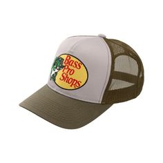 Our Bass Pro Shops Embroidered Logo Mesh-Back Cap features bright colors and our iconic logo, big and bold, embroidered on the front. This hat is a great way to show off your passion for an outdoor lifestyle. The mesh back encourages airflow to keep your head cool, and a snapback closure ensures a comfortable fit. The Bass Pro Shops Embroidered Logo Mesh Cap is a classic! Imported.    100% polyester    Embroidered Bass Pro Shops logo    Mesh back panels for cool comfort    Snapback closure Outdoor Trucker Hat With Logo Patch For Baseball Season, Retro Trucker Hat For Outdoor Activities, Outdoor Baseball Season Hat With Logo Patch, Outdoor Snapback Trucker Hat With Embroidered Logo, Embroidered Logo Snapback Baseball Cap For Outdoor Activities, Outdoor Snapback Trucker Hat With Custom Logo, Snapback Baseball Cap With Embroidered Logo For Outdoor Activities, Embroidered Logo Snapback Baseball Cap For Outdoor, Retro Snapback Baseball Cap For Outdoor Activities