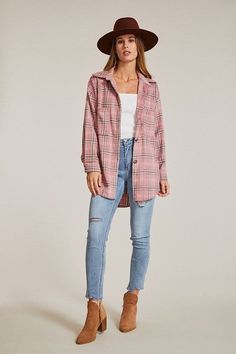 Flannel Plaid Shacket Imported. Miss Sparkling Spring Plaid Flannel Outerwear, Spring Flannel Collared Outerwear, Plaid Flannel Outerwear With Long Sleeves, Flannel Outerwear For Work, Spring Flannel Button-up Outerwear, Spring Button-up Flannel Outerwear, Spring Flannel Outerwear With Long Sleeves, Plaid Cotton Long Sleeve Outerwear, Casual Flannel Outerwear For Spring