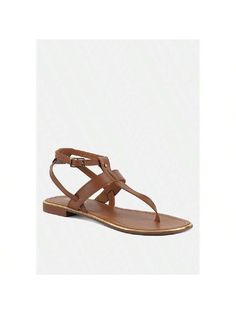 Spruce up your style this Summer and dress up your feet with a pair of Rag & Co leather thong sandals. They come with an adjustable ankle strap and pin-buckle fastening. The metallic vamp along the insole frame and the open toe make up the rest of the must-have style. Perfect for summer casual outings. 

Type: Flat Sandals

Heel Type: Flat

Upper Material: Genuine Leather 

Lining: Leatherette

Out Sole: Leatherette

Open Toe

Thong Sandals Design

Pin Buckle Fastening

RCSH4102IRENE Tan Flat Th Trendy T-strap Sandals With Adjustable Single Toe Strap, Adjustable Buckle Closure T-strap Sandals, T-strap Toe Ring Sandals With Buckle Closure, Trendy T-strap Sandals With Adjustable Strap, Adjustable T-strap Toe Ring Sandals With Buckle Closure, Adjustable T-strap Toe Ring Sandals With Buckle, Adjustable Toe Post Sandals With Buckle Closure, Trendy T-strap Sandals With Buckle Closure, Trendy T-strap Adjustable Sandals