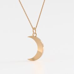 14k Solid Gold Cresent Moon Pendant Necklace for Women. The minimalist Celestial Charm Pendant is available in Yellow White and Rose Gold Color Options. This Tiny Pendant will symbolize the mystery and energy of the moon. It will suit every occasion, and perfectly complement any outfit with its delicate design. We are more than happy to accommodate any customization requests, ensuring that your pendants&necklaces are a true reflection of your unique taste. With our wide range of options, includi Minimalist Moon Shaped 14k Gold Jewelry, Minimalist Moon Shaped Jewelry In 14k Gold, Minimalist 14k Gold Moon Jewelry, Minimalist Moon-shaped Jewelry For Anniversary, Minimalist Moon Shaped Jewelry For Anniversary, Minimalist 14k Gold Moon Charm Jewelry, 14k Gold Half Moon Necklace With Moon Phase, 14k Gold Half Moon Necklace With Moon Phase Detail, Minimalist Yellow Gold Moon Jewelry