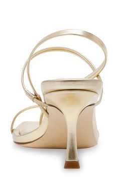 A squared toe modernizes the look of a party-ready sandal that encircles your foot in skimpy crisscrossing straps. 3" heel (size 8.5) Elasticized slingback strap Leather or synthetic upper/synthetic lining and sole Imported High Heel Sandals With Crisscross Straps For Evening, Formal Sandals With Crisscross Straps And High Heel, Formal High Heel Sandals With Crisscross Straps, Formal Sandals With Crisscross Ankle Straps, Elegant Heels With Crisscross Ankle Straps, Elegant High Heels With Crisscross Straps, Elegant Evening Heels With Crisscross Straps, Formal Sandals With Crisscross Straps And Open Heel, Evening Heels With Crisscross Ankle Straps