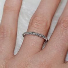 Esme Diamond Wedding Band- three sides set with grown diamonds in white gold Rose Gold Engagement Ring Set, Bridal Bracelet Pearl, Cheap Diamond Rings, Wedding Rings Princess Cut, Titanium Wedding Rings, Diamonds Jewelry, Ring Ideas, Wedding Rings Unique, Wedding Rings Vintage