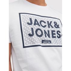 Boys Graphic Tee, Navy Blazer, Cool Tees, Jack Jones, Neck T Shirt, Clothing And Shoes, Shirt Designs