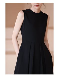 A sleeveless dress with a gently flared hem that gives you the look of a movie actress. This item is sewn high at the waist and creates a beautiful silhouette. Wear it with a cardigan or jacket for all seasons. 
 
 
 
 
 
 
 
 
 
 
 
 
 
 
 
 Size 
 
 
 S size 
 
 
 Length: 110cm 
 Shoulder width: 36cm 
 Bust: 85cm 
 Waist: 68cm 
 
 M size 
 
 Length: 111.5cm 
 Shoulder width: 37cm 
 Bust: 89cm 
 Waist: 72cm 
 
 L size 
 
 Length: 113cm 
 Shoulder width: 38cm 
 Bust: 93cm 
 Waist: 76cm 
 
 XL si Chic A-line Sleeveless Dress With Box Pleat, Classic Dress With Pleated Back, Chic A-line Pleated Dress, Chic Sleeveless A-line Dress With Box Pleat, Elegant Sleeveless Dress With Pleated Back, Elegant Sleeveless Box Pleat Dress For Formal Occasions, Elegant Sleeveless Dress With Box Pleat For Formal Events, Elegant Fit And Flare Sleeveless Dress, Elegant Fit And Flare Sleeveless Dress With Flattering Silhouette