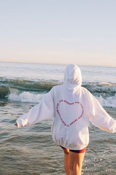 You Deserve the love Hoodie Easy 30 day return policy Valentine's Day Casual Hoodie With Letter Print, Casual Hooded Sweatshirt For Valentine's Day, Gradient Heart, Hey Bestie, Love Hoodie, Love Club, Trendy Hoodies, The Love Club, Keep Trying