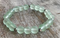 This beautiful Green Glass beaded bracelet with silver hematite accents is a perfect go-to everyday bracelet!  This would make an excellent gift for a loved one! *Sizing* If you are unsure what size to purchase, an average female bracelet size is 7 inches. Please measure your exact wrist size for the best fit, and I will make the adjustments. Average Sizes (wrist measurements): - Young Teen --> 5.5 inches - Petite Adult --> 6 inches - Average Adult --> 6.5 inches - Average Mens --> 7.5 inches This is just a guide; please measure your wrist for accuracy. Thanks for stopping by Oasis Design by Liz! Find great complementary bracelets in my shop --> https://www.etsy.com/shop/OasisDesignByLiz Modern Stretch Bracelet With Round Beads As Gift, Oasis Design, Glass Beaded Bracelet, Everyday Bracelet, Hematite Bracelet, Bracelets Handmade Beaded, Glass Beaded Bracelets, Bracelet Handmade, Bracelet Sizes