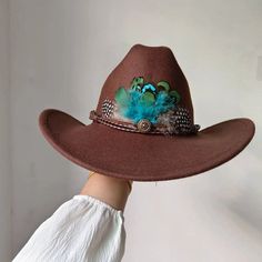 Feather Trimmed 9CM Wide Brim Western Hats Woodland Gatherer Australia Western Felt Hat With Feathers And Curved Brim, Western-themed Felt Hat With Feathers And Flat Brim, Western-themed Fedora With Feathers, Western-themed Fedora Hat With Feathers, Western Wide-brim Fedora With Feathers, Western Cowboy Hats, Boho Festival Fashion, Diy Stationery, Hat For Man