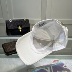 Celine Triomphe Baseball Cap White Celine Cap Celine Cap, Dior Shirt, Celine Triomphe, Gucci Shirt, Louis Vuitton Shirt, Chanel Shirt, Hexagon Design, Cap White, Gucci Gg Marmont