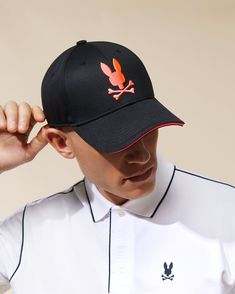 The mesh-like Dover sport cap has striking contrasting embroidered logos and a trim at the brim, giving it a get-up-and-go aesthetic.100% PolyesterMade in ChinaSportSolid patternEmbroidered Black Six-panel Golf Hat, Sporty Six-panel Snapback Hat For Golf, Black Hat With Embroidered Logo And Curved Visor, Casual Baseball Cap With Curved Visor For Golf, Black Embroidered Logo Six-panel Snapback Hat, Streetwear Baseball Cap With Logo And Curved Visor, Black Baseball Cap With Embroidered Logo For Streetwear, Curved Visor Baseball Cap With Logo For Streetwear, Black Six-panel Baseball Cap For Sports