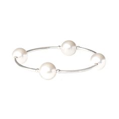 Remember the blessings in your life daily with this elegant Blessing Bracelet on your wrist. Made with four 12 mm simulated white pearl beads (known as the peace stone) between sterling silver tubes, this elegant stretch bracelet features a timeless and classic design. Whether you wear it alone or stacked with other bracelets, it is a precious reminder of all you have to be grateful for and gives you a starting point in the practice of gratitude. White pearl beaded bracelet comes with a beautifu Blessing Bracelet, Bracelets With Meaning, The Blessing, Beautiful Notes, Rose Quartz Ring, Be Grateful, Swarovski Pearls, Bracelet Collection, Coin Pendant