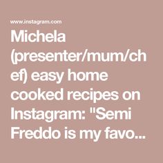 Michela (presenter/mum/chef) easy home cooked recipes on Instagram: "Semi Freddo is my favourite Italian Christmas dessert - not only is it super quick and easy to make (even the kids can whip this up)…but it the tastiest ever! The cream mixed with the crunch of the amaretti….and add some edible glitter to add festive fun!

The 3 main ingredients are double cream (or heavy whipping cream), amaretti biscuits (the crunchy ones) and condensed milk…however you can tart this up lots of different ways too!

Change the biscuits, add cocoa powder to the cream mix, nuts, dried cranberries etc
I added a splash of amaretto (I used @amarettoadriatico ) and I also drizzled mine with dark melted chocolate at the end to give a wow factor!

Full recipe below

Don’t forget, SAVE this (bookmark icon) and SH