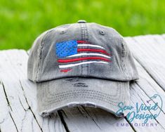 Women's American Flag Hat - Merica Vintage Hat - PONYTAIL Baseball or Trucker Patriotic Hat - Red Wh Patriotic American Flag Hats With Adjustable Fit, Adjustable Curved Brim Baseball Cap For 4th Of July, Americana Style Baseball Cap One Size, Americana Style Adjustable Baseball Cap, Americana Style Cap Hat, Americana Cap One Size Fits Most, Americana Style Cap One Size Fits Most, Patriotic Adjustable Hat With Curved Brim, Patriotic Curved Brim Hat For Baseball Season