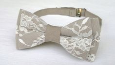 Check out this item in my Etsy shop https://www.etsy.com/listing/206497071/mens-floral-gray-bow-tie-ivory-lace-gray Tan Bow Tie, Light Blue Bow Tie, Groomsmen Party, Grey Bow Tie, Groomsmen Ties, Blue Bow Tie, Burlap Lace, Wedding Groomsmen, Bow Tie Wedding