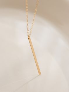 Editor's NotesJewelry collection from LUNNE will flatter any look gracefully.- Bar shaped pendant necklace- Delicate cable chain- High shine flat texture- Elevated essential- High quality for everyday useMeasurement (in.)- Mini Bar Length: 1 in./ 1.5 in- Chain length: 15.5 in/ 17.7 in./ 19.7 inchComposition & Care- 14K Gold filled- Avoid direct heat and moisture- Wipe with a dry clothDesigner- by LUNNE Minimalist Necklace With Rectangular Pendant On Cable Chain, Minimalist Chain Necklace With Rectangular Pendant, Minimalist Bar Necklace With Cable Chain For Everyday, Everyday Minimalist Bar Necklace With Cable Chain, Gold Minimalist Bar Necklace With Cable Chain, Bar Pendant Necklace, Bar Pendant, Mini Bar, Cable Chain