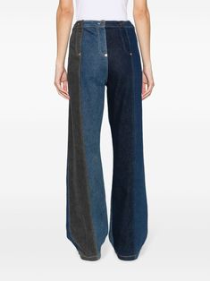 Find MOSCHINO JEANS High-waisted Wide-leg Jeans on Editorialist. indigo blue/light blue/brown stretch-cotton denim high-waisted wide leg front button fastening rear button fastening Fall Mid-rise Recycled Denim Pants, Recycled Denim Wide Leg Bottoms For Fall, Fall Straight Leg Recycled Denim Pants, Fall Recycled Denim Straight Leg Pants, Indigo Flare Jeans With Relaxed Fit And Straight Leg, Indigo Flare Jeans With Relaxed Straight Leg, Indigo Flare Jeans With Relaxed Straight Leg Fit, Indigo Flare Jeans With Relaxed Fit, Dark Wash Full Length Flare Jeans In Recycled Denim