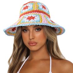 PRICES MAY VARY. Paper Straw Imported Drawstring closure MATERIAL: This Bohemian women's beach hat is made of Eco-Friendly Paper Straw, which makes it lightweight and flexible. Lots of classic and fantastic colors are designed for different preference to match all of your clothing, super versatile. SIZE: One Size Fit Most. Fit for Head circumference 21.5-22.8 Inch/54.6-58cm. Our summer straw hat comes with a draw string that located under the sweat band to adjust the diameter of the hat (To make Short Brim Hat For Sunbathing On Vacation, Short Brim Hat For Sunbathing And Vacation, Beach Season Bucket Hat With Curved Brim For Sunbathing, One Size Fits Most Bucket Hat For Sunbathing, Casual Straw Cap For Beach Season, Multicolor Sun Hat With Uv Protection For Travel, Brimmed Bucket Hat For Beach Season Sunbathing, Summer Hats For Sunbathing, One Size Fits Most, Brimmed Bucket Hat For Sunbathing And Beach Season