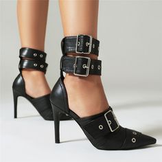 Shop Black Stiletto Heel Buckle D'orsay Sandals With Closed Toe color Black for Dancing Club, Going out, Night Club, Party, Work with worldwide Free shipping & Free return. Dancing Club, Black Stiletto Heels, Club Party, Stiletto Heel, Night Club, Stiletto Heels, Sandals Heels, Dancing, Going Out