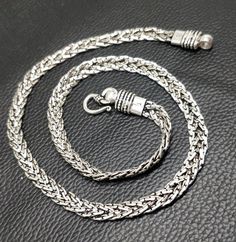 Men Chain Necklace, Chain Silver Necklace, Men Chain, Silver Chain For Men, Snake Chain Necklace, Woven Chain, Mens Chain Necklace, Chain Silver, Chains For Men