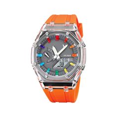 Product information: Special function: decoration Display type: pointer Applicable audience: general Waterproof: Yes Waterproof performance: 10m Movement type: electronic Watch strap material: plastic Dial shape: circular Case material: alloy Color: Orange, Black, White, Blue, Yellow Packing list : Watch * 1 piece Casual Digital Watch With Wear-resistant Round Dial, Casual Wear-resistant Digital Watch With Round Dial, Trendy Analog Watch Accessories With Round Dial, Trendy Analog Watch Accessories, Trendy Analog Round Dial Watch Accessories, Trendy Multicolor Quartz Watches, Rose Gold Fashion, Mens Sport Watches, Time Zones