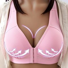 Front style 1Front style 2 Tshirt Bra, Front Closure Bra, Red Bra, Bra Cup Sizes, Seamless Bra, Pusheen, Bra Styles, Bra Women, Push Up Bra