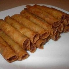 some food is laying on a white plate