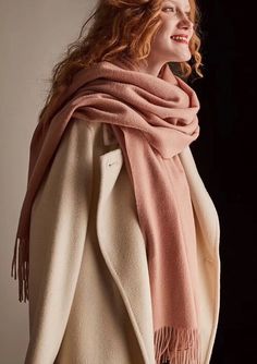 Thick cashmere (100%) scarf is offered in 18 colors. A cold-weather must-have that can be styled in multiple ways. Approximately 71" x 28" Gallery Jewelry, New Shop, Hibiscus, Cold Weather, Must Haves, Cashmere, Color