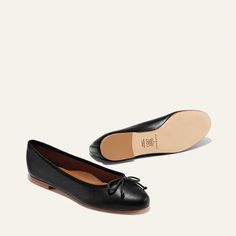 The Demi - Black Nappa – Margaux French Girl Chic, Unique Fits, Ballet Beautiful, French Girls, Closet Essentials, Comfortable Flats, French Girl, Handmade Shoes, Shoes And Accessories