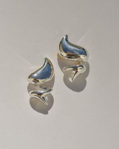 Creatures Of Comfort, Silver Jewelry Design, The Ear, Modern Earrings, Jewelry Business, Winter Accessories, Accessories Jewelry, Whipped Cream, Semiprecious Stones