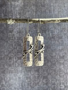 Pmc Earrings, Earrings Long Silver, Big Dangle Earrings, Simple Silver Earrings, Silver Smithing, Boho Drop Earrings, Jewelry Rustic, Long Silver Earrings, Rustic Earrings