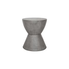 a small concrete stool on a white background