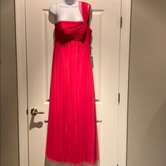 Nwt Wto Rosa Tulle Gown Tulle Gown, Dress First, One Shoulder, Womens Dresses, Red, Dresses, Women Shopping, Color