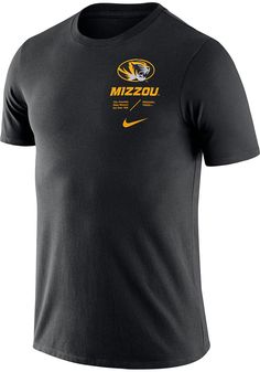 Show off your team pride in this Missouri Tigers Black Team Issue Short Sleeve T Shirt! This Mizzou Tigers Short Sleeve Tee features a screen print team issue graphic on front chest. Make sure everyone knows you root for the Tigers with this Black Mizzou Tigers T Shirt. Mizzou Rah! School Apparel, Mizzou Tigers, Tiger Team, Nike Art, Missouri Tigers, Water Polo, Tiger T Shirt, Clothing Logo, Sport Shirt