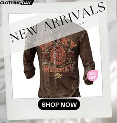 Men Fashion Casual Punk Letter Print Long Sleeve V Neck Plus Size T-shirt