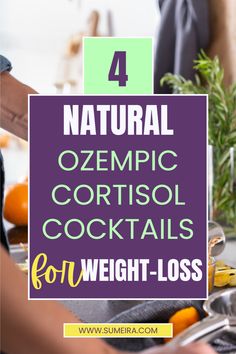 A person making a cortisol cocktail in their kitchen, blending natural ingredients in a glass, surrounded by fresh fruits and herbs. Appetite Suppressing Drinks, Drinks For Fat Loss, 21 Day Cortisol Detox Diet, Cortisol Reduction Diet Grocery Lists, Natural Mounjaro Recipes, Cortisol Diet Meal Plan, Natural Ozempic Drink, High Cortisol Diet Plan, Cortisol Detox Diet Plan