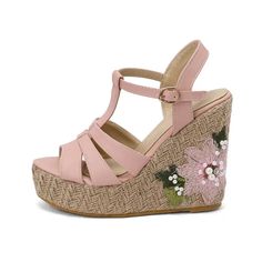 Shipping: Worldwide Express Shipping AvailableDelivery time: 7-15Days Fast ShippingReturns: Fast refund, 100% Money Back Guarantee. Summer Wedges Shoes, Rp Outfits, Summer Shoes Wedges, 2024 Wardrobe, Aesthetic Accessories, Summer Wedges, Pink High Heels, Summer Shoe, Wedges Shoes