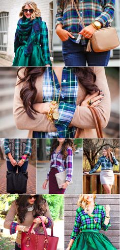 Plaid Fall button down shirts Estilo Hipster, Outfits And Accessories, The Cardigans, Estilo Grunge, Plaid Shirts, Fall Plaid, Fall Winter Wardrobe, Fall Winter Outfits, Dandy