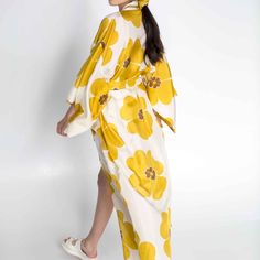 This Kimono is carefully handcrafted from 100% silk with a beautiful floral pattern. It is cut in a relaxed shape emphasized by wide Japanese sleeves. Wear it as a beach coverup, lounging gown or style it with a mini dress, gold accessories and sandals for a special occasion or a night out. 100% SilkDry Clean Only Luxury Silk Kimono With Floral Print, Silk Floral Print Floor-length Kaftan, Luxury Silk Printed Kimono, Luxury Multicolor Floral Print Kimono, Japanese Sleeve, Silk Floral Print Maxi-length Kimono, Silk Kimono, Gold Accessories, Independent Designers Fashion