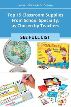 the top 15 classroom supplies from school specialty, as chosen by teachers see full list