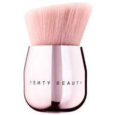 What it is: A face and body kabuki brush with a custom, angled design for blending liquid and powder formulas. Ingredient Callouts: This product is cruelty-free.What Else You Need to Know: This brush has soft, synthetic bristles at the ultimate density, making it perfect for blending all formulas. The unique, angled brush head was designed for effortless diffusing, and the rounded handle provides comfortable control for a total-body-buffing experience. Size: One Size. Color: Multicolor. Gender: Rihanna Face, Rihanna Body, Alat Makeup, Bronzer Brush, Best Makeup Brushes, Beauty Brushes, Kabuki Brush, Sephora Beauty, Angled Brush