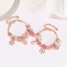 Material: Alloy Fashion Element: Flowers, Petals, Peach Blossom Style: Classic style 2023 Countdown, Calendar Advent, Bracelet Gift Box, Ros Gold, Rose Gold Gifts, Rose Gold Christmas, Gold Jewelry Gift, Teen Jewelry, Gold Gift Boxes