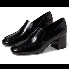 Leather Loafer - Super Comfortable And Never Worn! Smooth, Calfskin Leather. Expensive Wardrobe, Fall Winter 2023 2024, Stuart Weitzman Sandals, Ankle Strap Sandals Heels, Black Platform Heels, Caged Heels, High Leather Boots, Black Shoes Women, Black Suede Boots