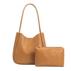 The Mischa by Melie Bianco is a double-handle tote bag made from recycled vegan leather and non-toxic hardware. The front and back feature an embossed woven print. Includes a removable zip pouch to keep your most important belongings secure. Recycled Vegan Leather 11"W x 10"H x 2.5" D Handle Drop: 12" Magnetic Closure Gold-Hardware Interior Zip Pocket Exterior Slip Pocket Removable Zip Pouch Unlined Fits up to a standard-size tablet Woven Leather Hobo Tote Bag For On-the-go, Everyday Satchel With Braided Handles In Pouch Shape, Everyday Pouch Shoulder Bag With Braided Handles, Everyday Shoulder Bag With Braided Handles And Pouch Shape, Everyday Woven Leather Shoulder Bag, Square Woven Leather Shoulder Bag For Everyday, Daily Use Woven Leather Shoulder Bag, Everyday Square Woven Leather Shoulder Bag, Everyday Shoulder Bag With Braided Handles