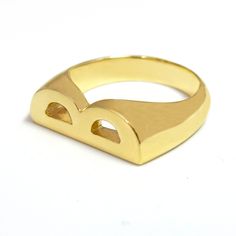 "This pretty 24k gold plated initial signet ring displays your choice of initial letter in a block font, simply choose the initial you want and we will make it to a meaningful gift to a unique person that shows how much he means to you. This statement-making B initial ring is eye-catching and perfect for any special occasion or for everyday wear, be sure that you will enjoy your rose gold initial ring. Customization: * You can order this ring in sterling silver or different shades of gold platin Initial Ring Gold, Personalized Gold Rings, Alphabet Ring, Turquoise Wedding Rings, Personalized Initial Ring, Initial B, Ring Initial, Gold Initial Ring, Rose Gold Initial