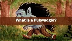 an illustration with the words what is a pukwudge?