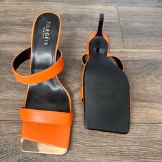 Brand New Size 9 Shoes Orange, Orange Heels, Color Orange, Shoes Women Heels, Shoes Heels, Women Shoes, Brand New, Orange, Heels