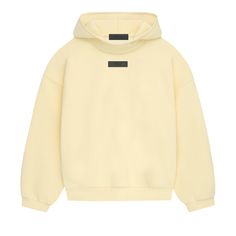 Find FEAR OF GOD Pullover Hoodie 'garden on Editorialist. Fear of God Essentials Pullover Hoodie 'Garden Yellow' Minimalist Branding, North Face 1996, Essentials Fear Of God, Essentials Hoodie, Fear Of God Essentials, Hoodies Men Pullover, Packable Jacket, Black Bar, Hoodie Outfit